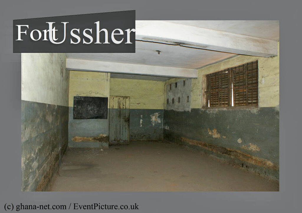 Kwame Nkrumah was here, this is the cell. There is also a small simple toilet